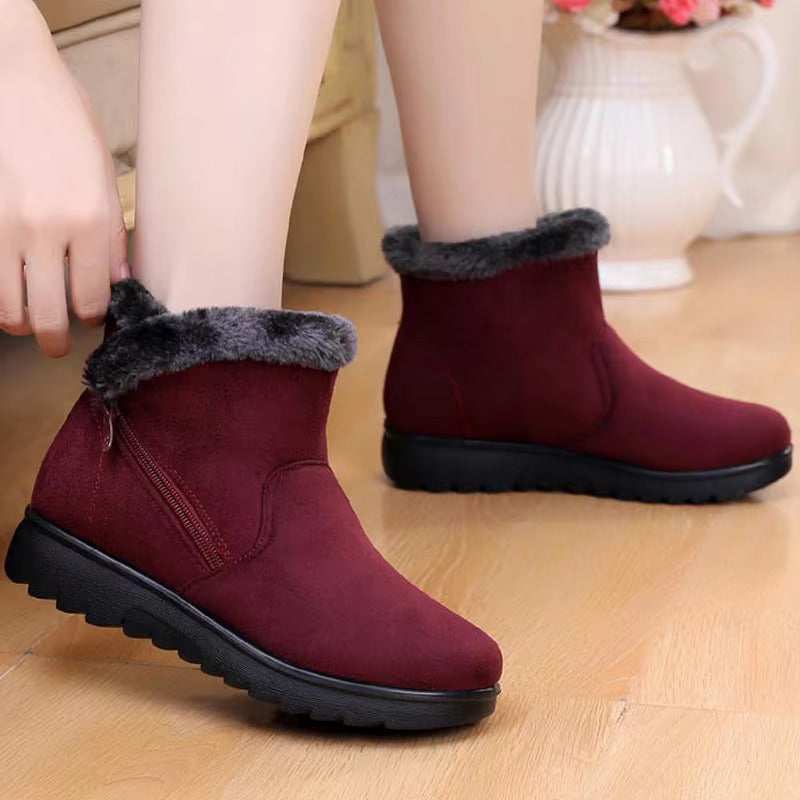 Bottes de neige chaudes en peluche