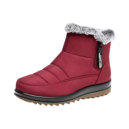 Bottes rembourrées en coton pour femme