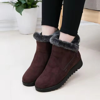 Bottes de neige chaudes en peluche